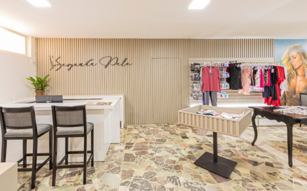 Interior Loja Segunda Pele